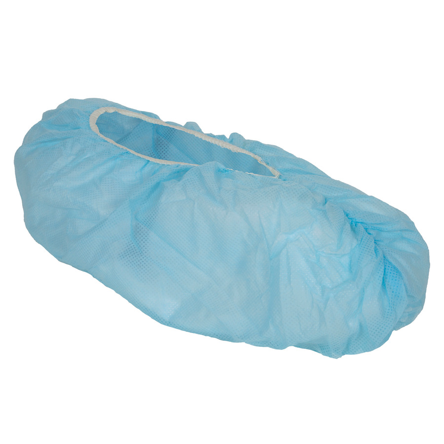 KleenGuard 27222 Shoe Covers, A10 Light Duty, X-Large, Blue, Elastic, Ambidextrous, 300/Case