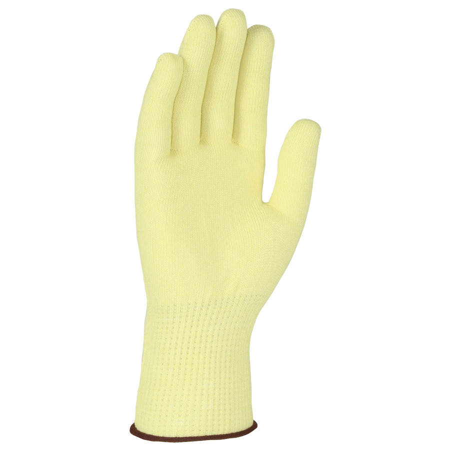 WPP M500-L Gloves, Seamless Knit ATA/Elastane Blend, Lightweight, Yellow, Large