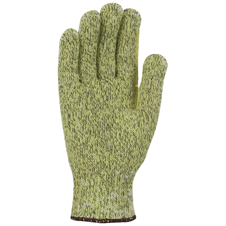 WPP MATA50OERTH-S Gloves, Seamless Knit, ATA/Aramid Blend, Heavy Weight, Yellow, Small