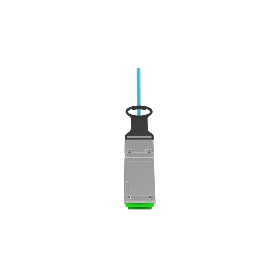 Panduit AX83NQPQPAQM005 AO Cable Assembly, QSFP+ to QSFP+, 40G, OM3, 5m, Aqua, 1Pc