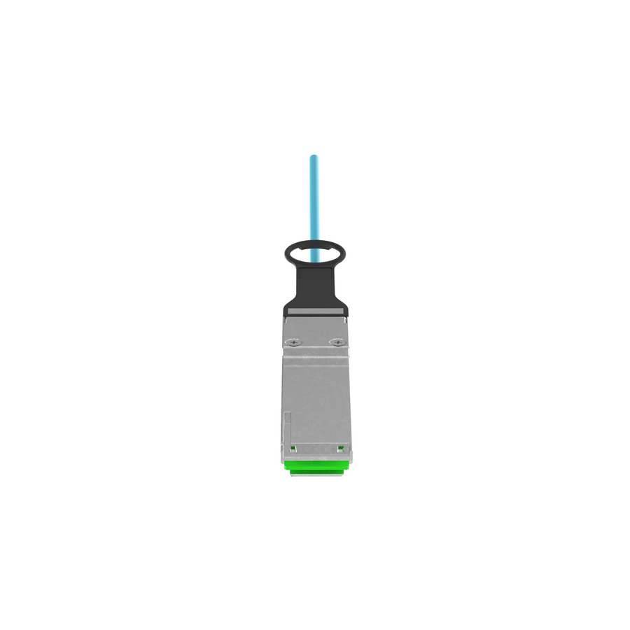 Panduit AX83NQPQPAQM010 AO Cable Assembly, QSFP+ to QSFP+, 40G, OM3, 10m, Aqua, 1Pc