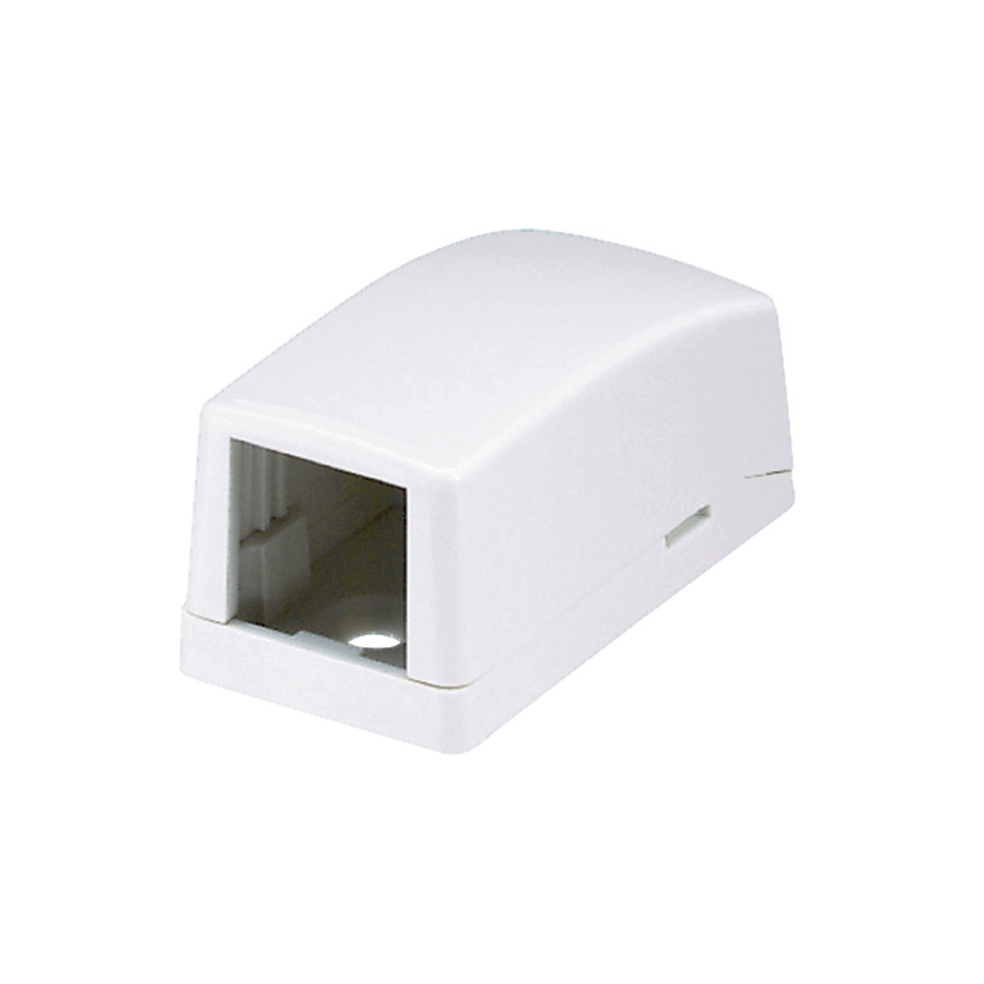 Panduit CBX1IW-A Mini-Com Surface Mount Box, ABS Plastic, 1 Port, Off White