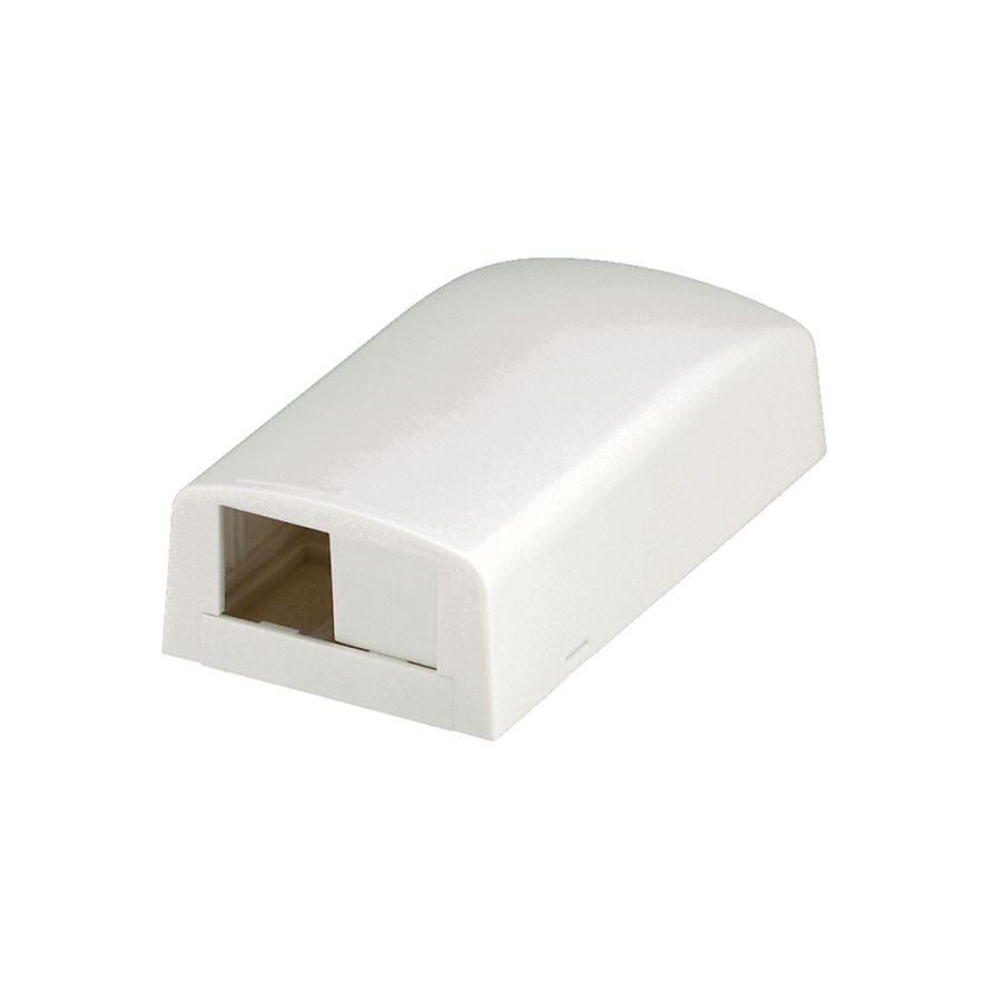 Panduit CBX2IW-AY Mini-Com Surface Mount Box, ABS Plastic, 2 Port, Off White