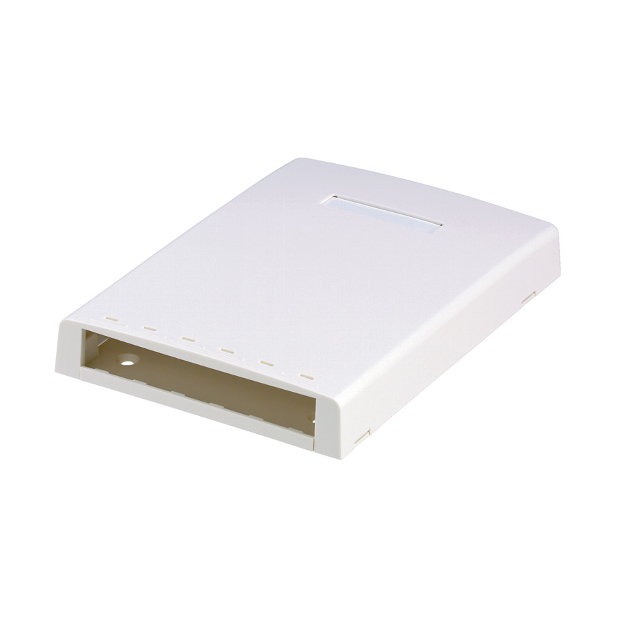 Panduit CBXF6IW-AY Mini-Com Surface Mount Box, ABS Plastic, 6 Port, Off White