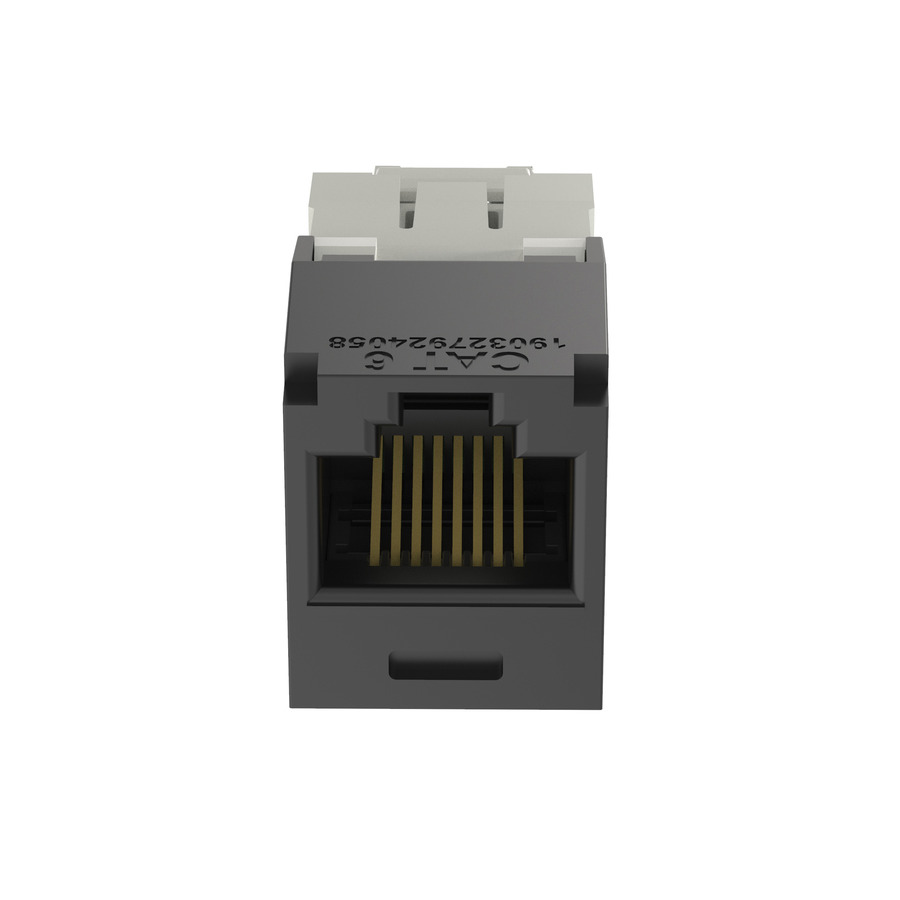 Panduit CJ688TGBL-24 Mini-Com TG Jack Module, Cat 6 UTP RJ45, Blk ...