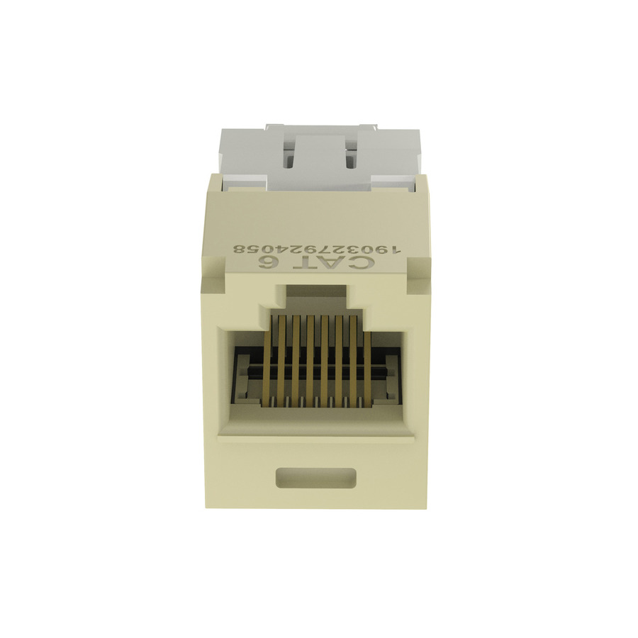 Panduit CJ688TGEI Mini-Com TG Jack Module, Cat 6 UTP RJ45, Ivory, 1Pc ...