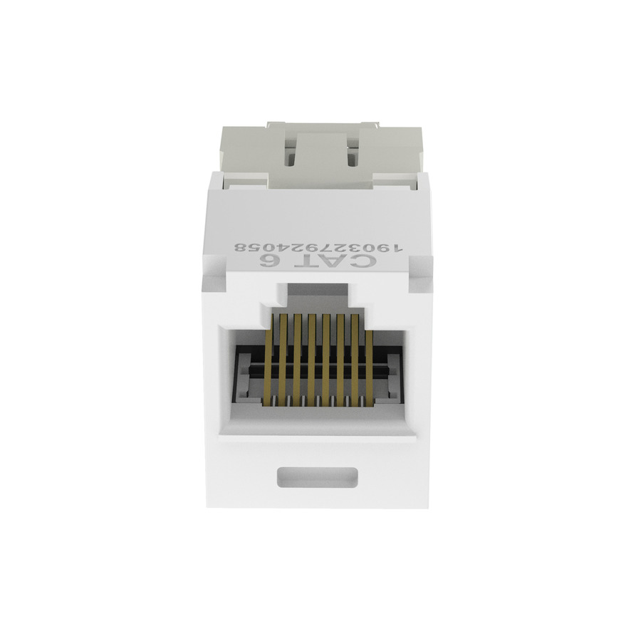 Panduit CJ688TGWH-C Mini-Com TG Jack Module, Cat 6 UTP RJ45, White ...