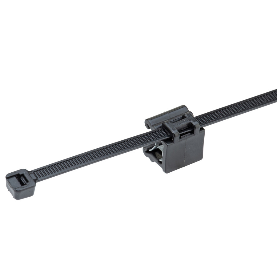 Panduit CMSB242SD300 Edge Clip w/Cable Tie, Nylon 6.6, 36mm Offset