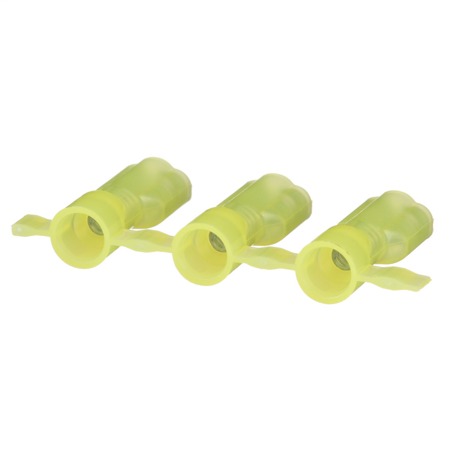 Panduit DNF10-250FIB-2K Female Disconnect, Nylon Insul, 600V, 12-10AWG, Yellow, Reel/2000Pcs