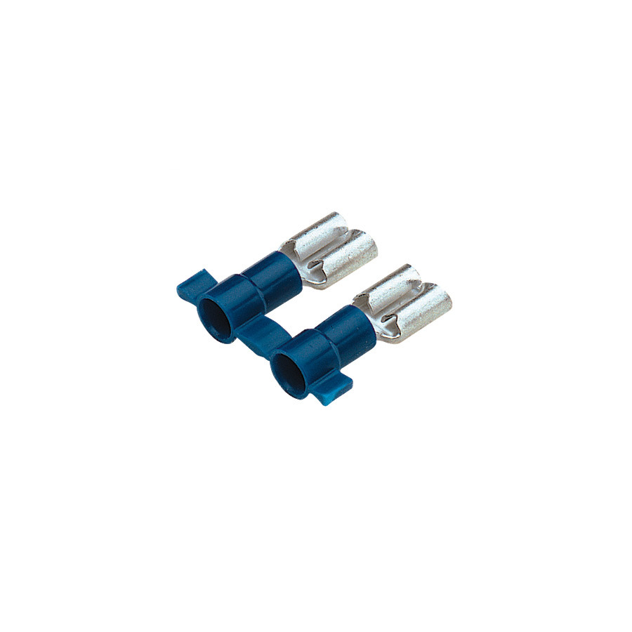 Panduit DV14-250B-3K Female Disconnect, Vinyl Insul, 600V, 14-16AWG, Blue, Reel/3000Pcs