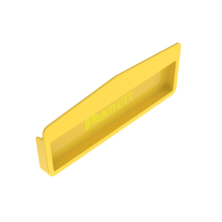 Panduit FREC12X4LYL FiberRunner End Cap, PC/ABS Plastic
