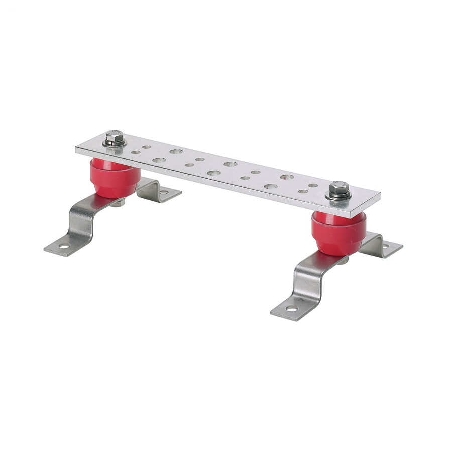 Panduit GB2B0306TPI-1 Telecom Grounding Busbar, 600V Insul, Copper/Tin-Plated, 2"x2.75"x12", 1Pc