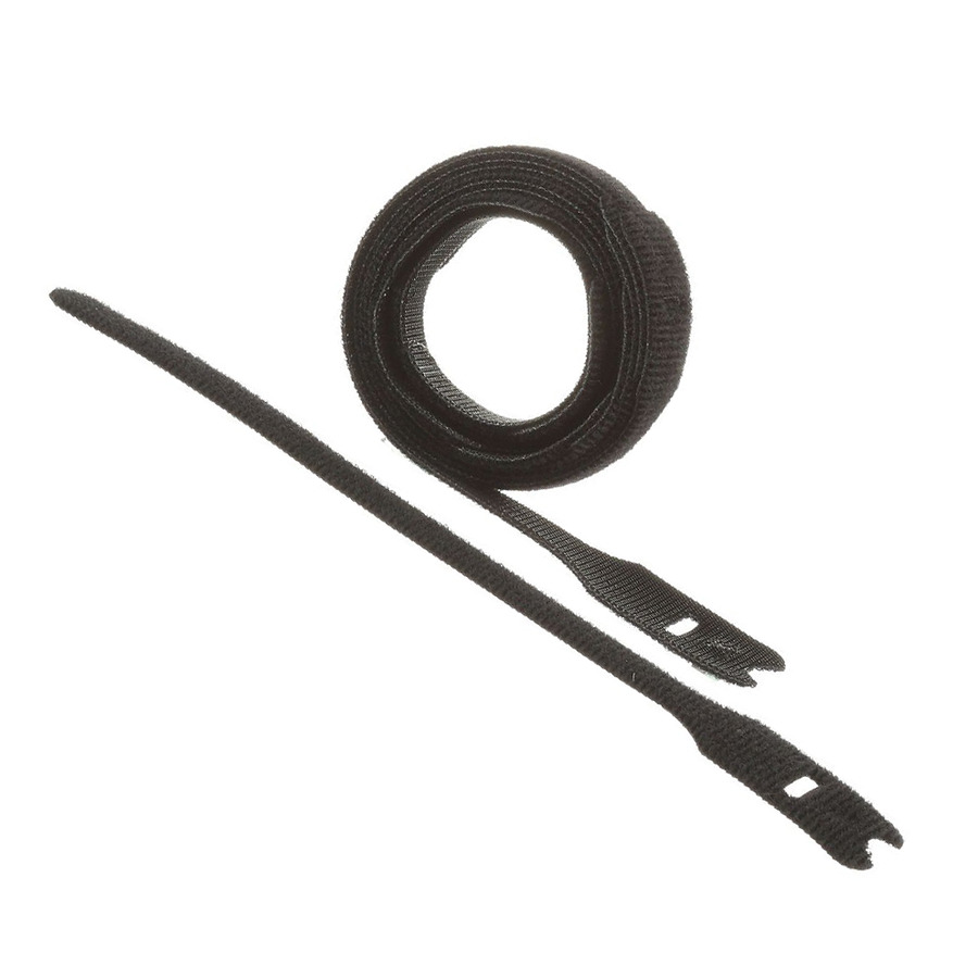 Panduit HLT2IX0 TakTy Hook/Loop Cable Loop Tie, Nylon/Polyethylene