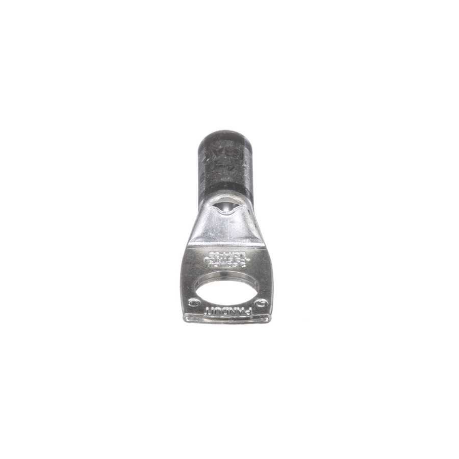 Panduit LCA4-38-L Copper Compression Lug, 1 Hole, 3/8", Stndrd Barrel, 35kv, 4AWG, Gray, 50Pcs