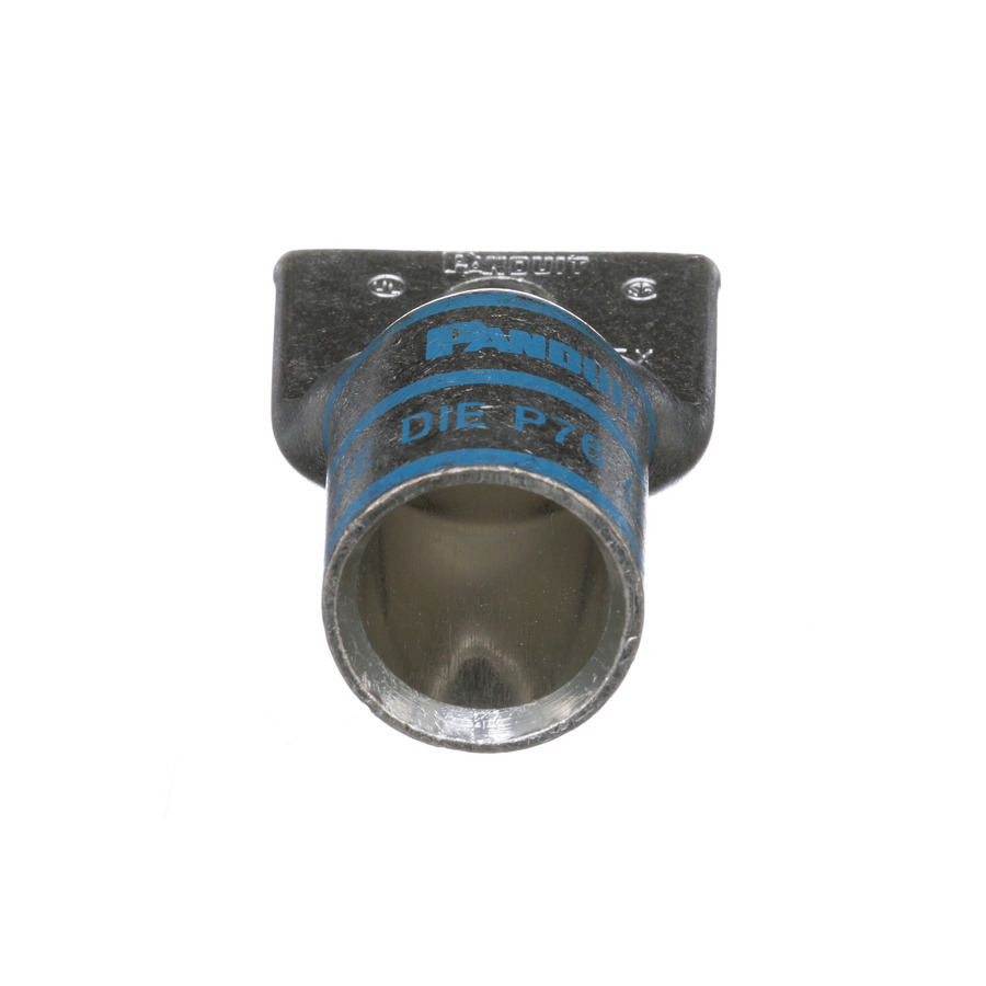 Panduit LCAX350-38-6 Copper Compression Lug, 1 Hole, 3/8", Stndrd Barrel, 35kv, 350MCM, Blue, 6Pcs