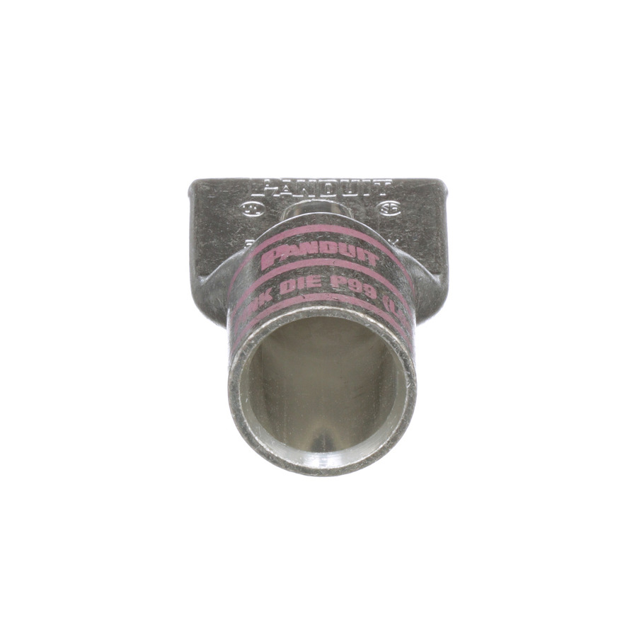 Panduit LCAX500-12-6 Copper Compression Lug, 1 Hole, 1/2" Stndrd Barrel, 35kv, 4/0AWG, Pink, 6Pcs