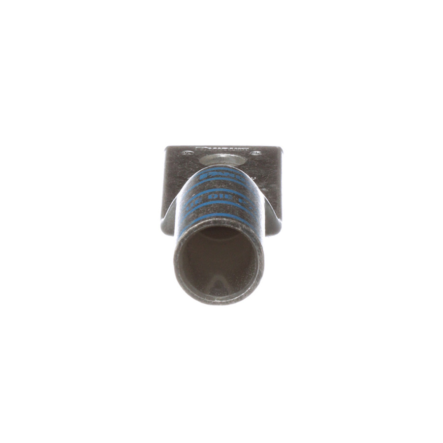 Panduit LCC400-12W-6 Copper Compression Lug, 2 Hole, 1/2", Long Barrel, 35kv, 400MCM, Blue, 6Pcs