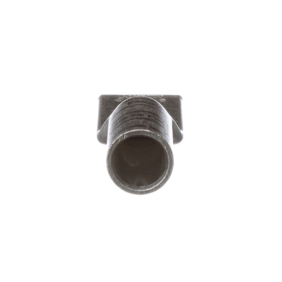 Panduit LCCX650-12-6 Copper Compression Lug, 2 Hole, 1/2", Long Barrel, 35kv, Black, 6Pcs