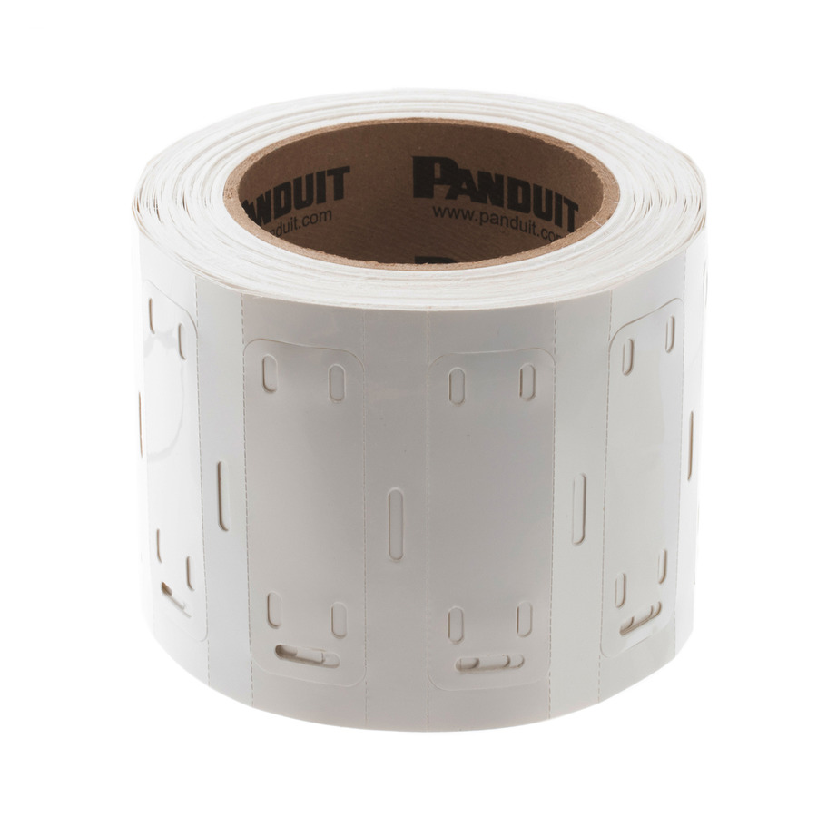 Panduit M300X100Y7T Thermal Transfer Marker Plate, Non-Adhesive, 3"x1", White, 1Roll/500