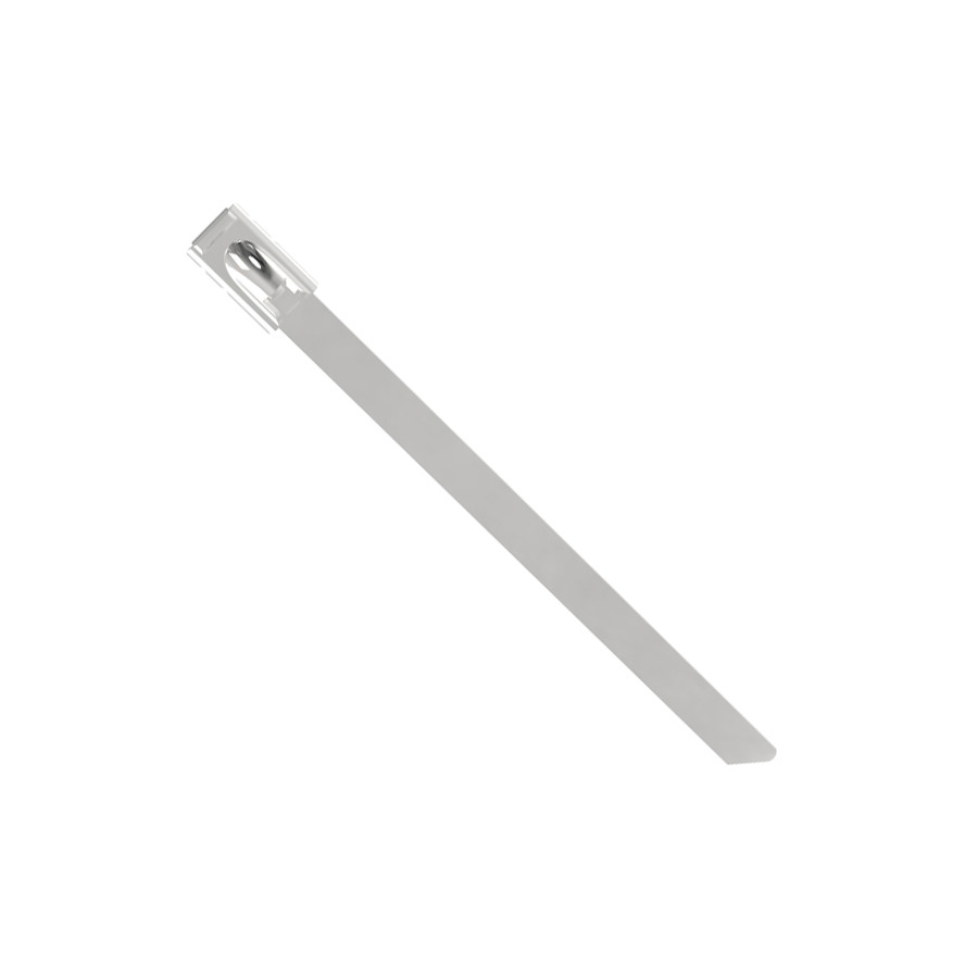 Panduit MLT8S-CP Pan-Steel Cable Tie, Self-Locking, Stainless Steel 304 ...