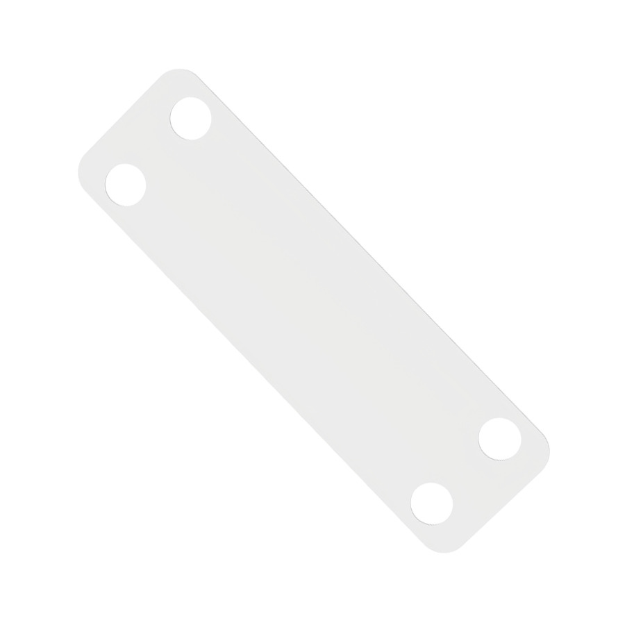 Panduit MP350-C Marker Plate, Nylon 6.6, .75"Wx3.5"L, White, 100Pcs