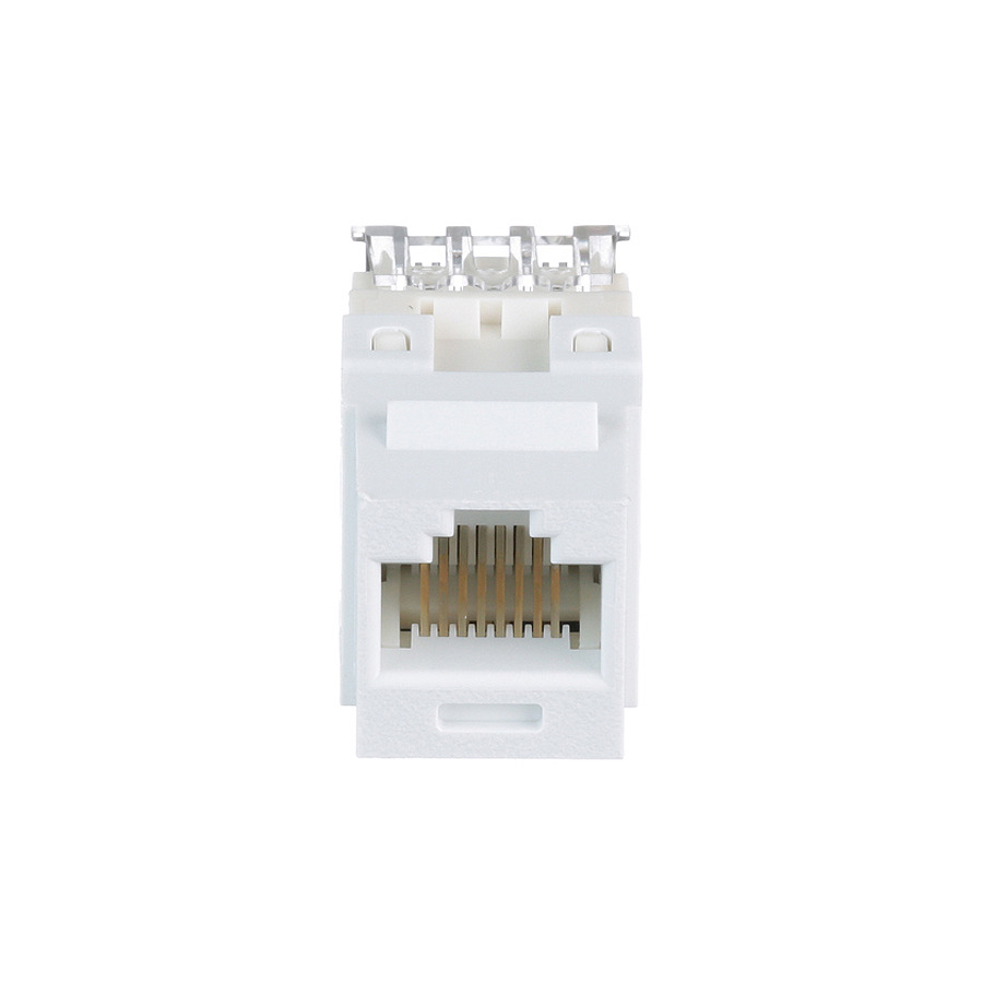 Panduit NK688MWH Keystone Jack Module, UTP, Cat 6, RJ45, Punchdown
