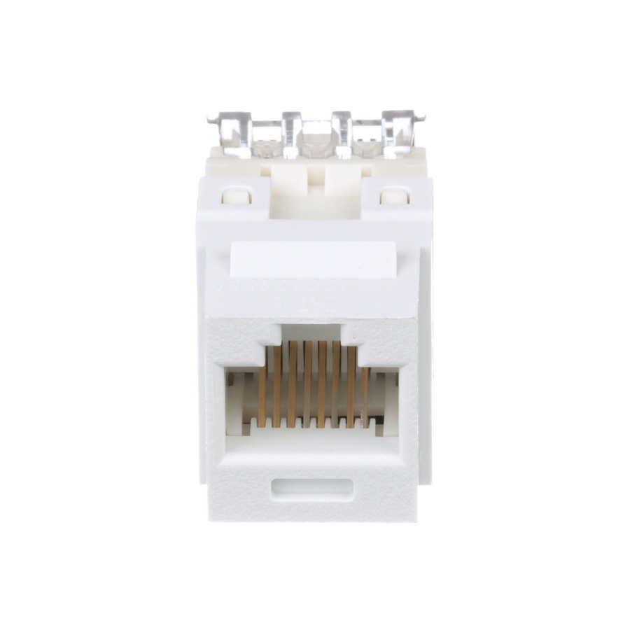 Panduit NK688MWH-Q Keystone Jack Module, UTP, Cat 6, RJ45, Punchdown ...
