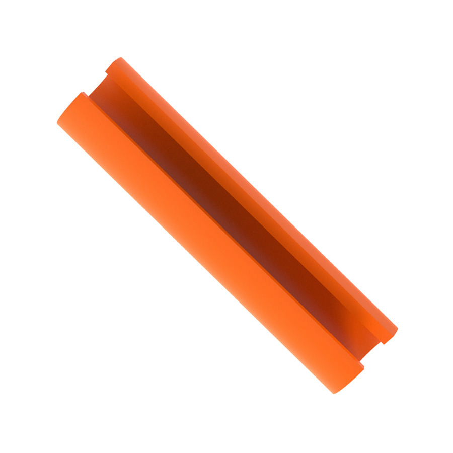 Panduit NWSLC-3Y LabelCore Identification Sleeve, PVC, .3" Dia., 1"L, Fits 3mm Fiber, Orange, 100Pcs