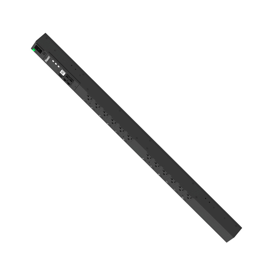 Panduit P12E21M SmartZone G5 MS PDU, 20A/120V, (12)5-20R Outlets, 10' Cord, Black, MS Series