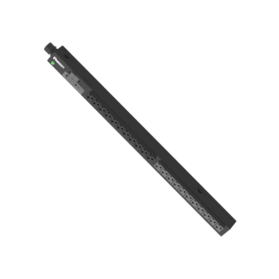 Panduit P22B09M SmartZone G5 Basic PDU, 30A/120V, (22)5-20R Outlets, 10' Cord, Black