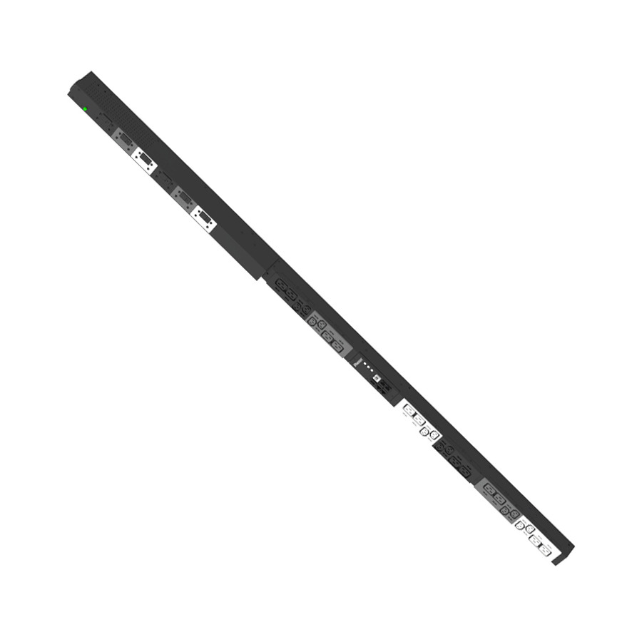 Panduit P24D34M SmartZone G5 PDU, 60A/208V, (12)C13 (12)C19 Outlets, 10' Cord, Black, MI Series