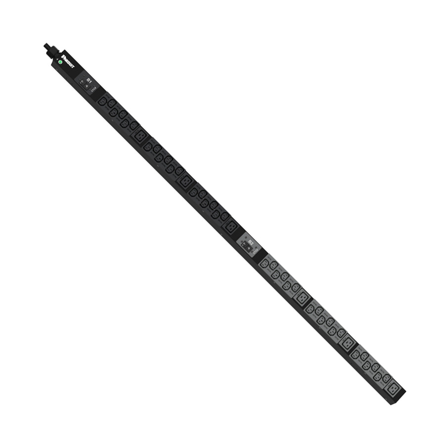 Panduit P42B17M SmartZone G5 Basic PDU, 30A/208V, (36)C13, (6)C19 Outlets, 10' Cord, Black