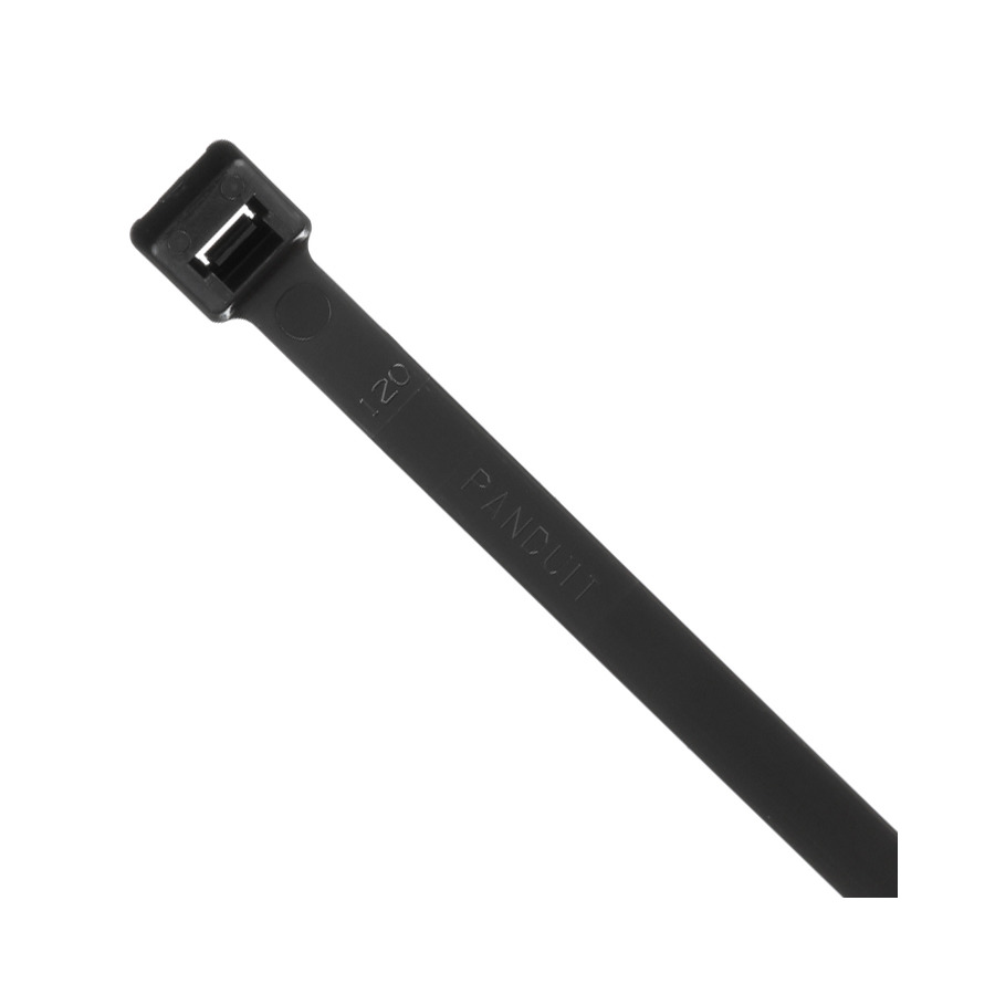 Panduit PLT4HC0 Locking Cable Tie, Weather Resistant, Nylon 6.6, Lite