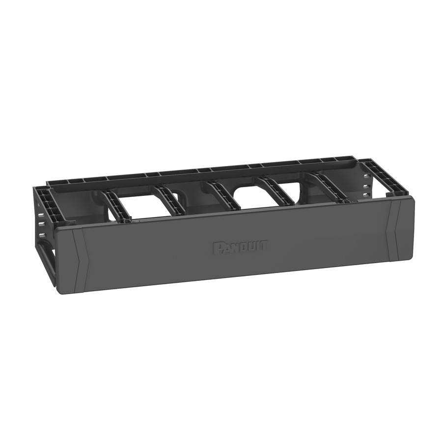 Panduit PR2HF2 PatchRunner 2 Horizontal Cable Manager, 2 RU, Black