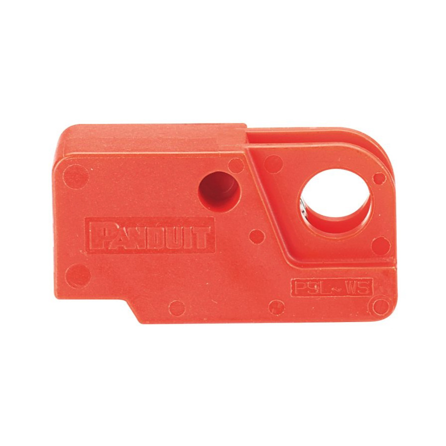 Panduit PSL-WS Toggle Switch Lockout, For Switch Faceplates .6" x .88", Polypropylene, Red