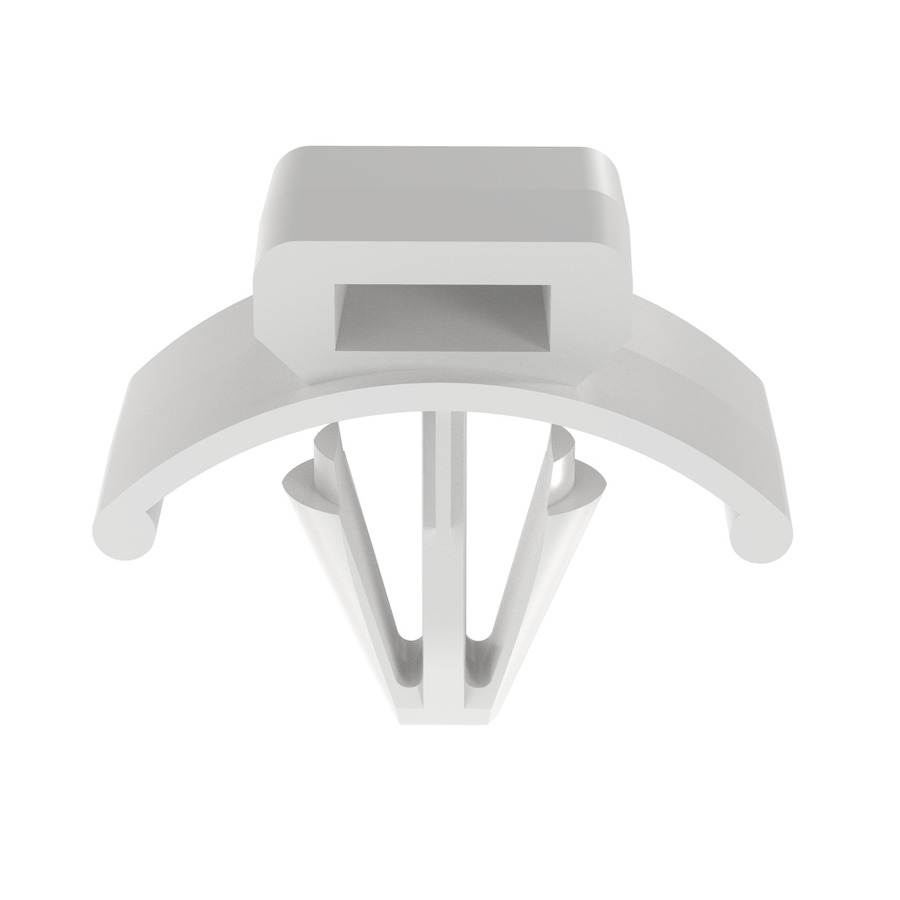 Panduit PWMS-H25-C Winged Push Barb Tie Mounts, Nylon 6.6, White ...