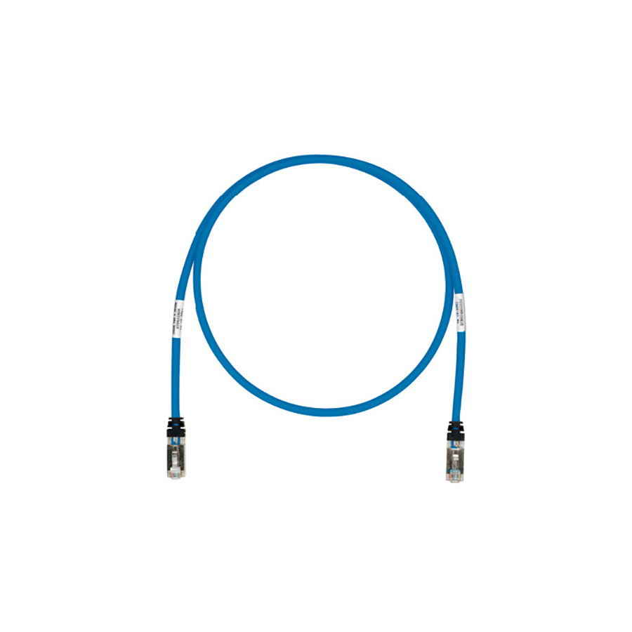 Panduit STP6X5MBU Patch Cord, Cat 6A, 26AWG, Shielded, 16'L, CM/LSZH