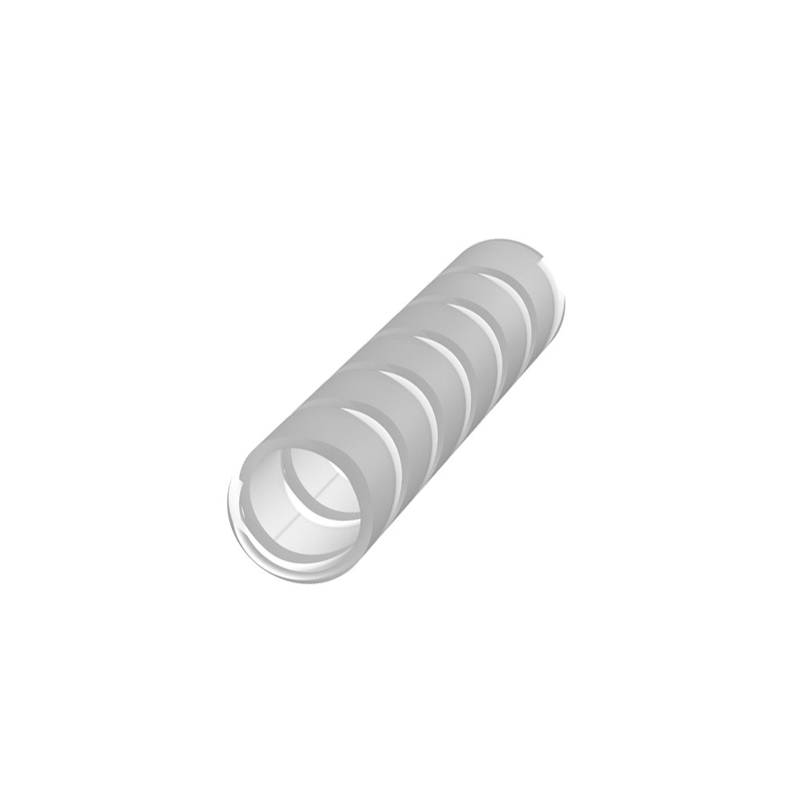 Panduit T100F-C Spiral Wrap, Weather Resistant, Polyethylene, Natural, 1" Dia, 100'/1Roll