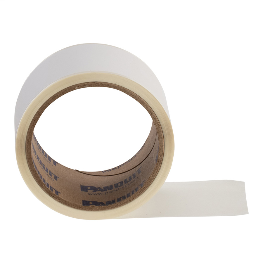 Panduit T200X000XJI InkJet Continous Tape, 2"Wx30'L, Polyester, White, 1Roll