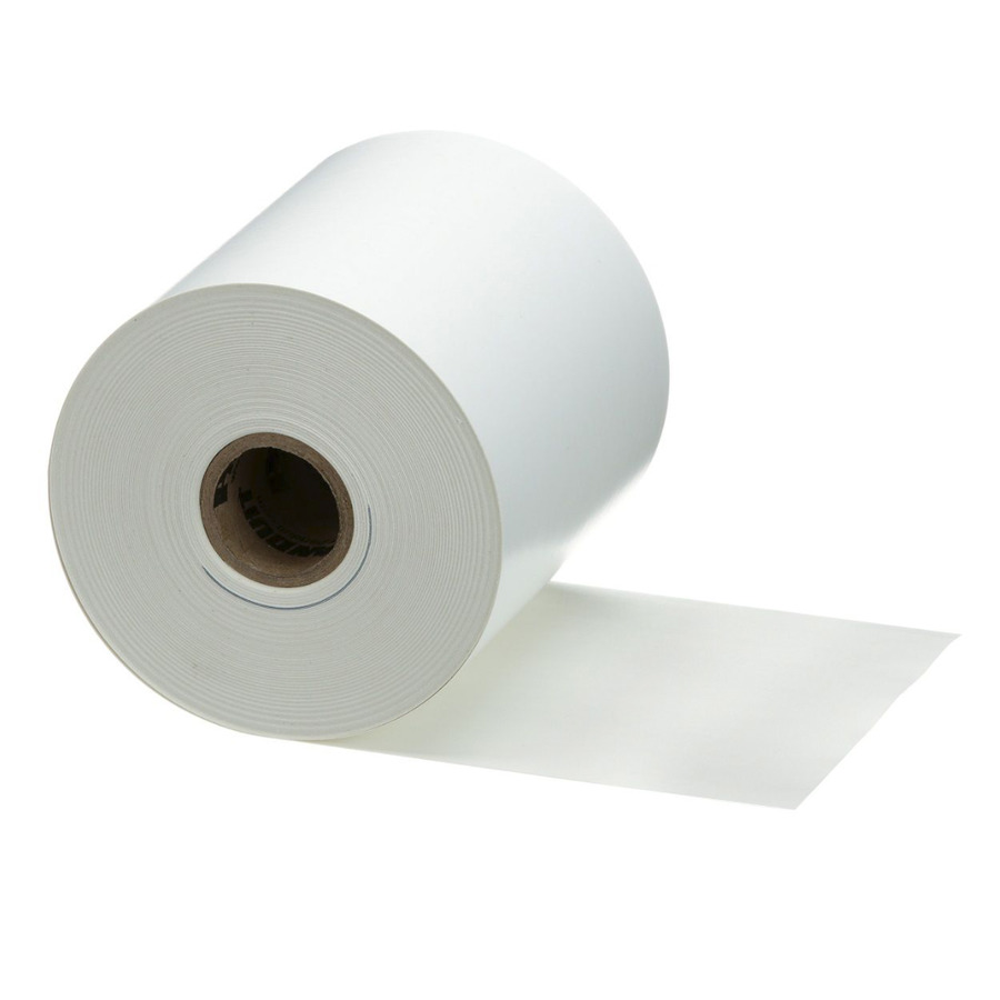 Panduit T400X000VP1Y Continuous Tape, 4" x 100', Vinyl, White, 1 Roll