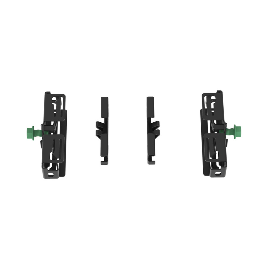 Panduit WGSPL2430BL Wyr-Grid Pathway Splice Connector, 1.57"H x 4.67"L x 1.12"W, Black, 1Pc