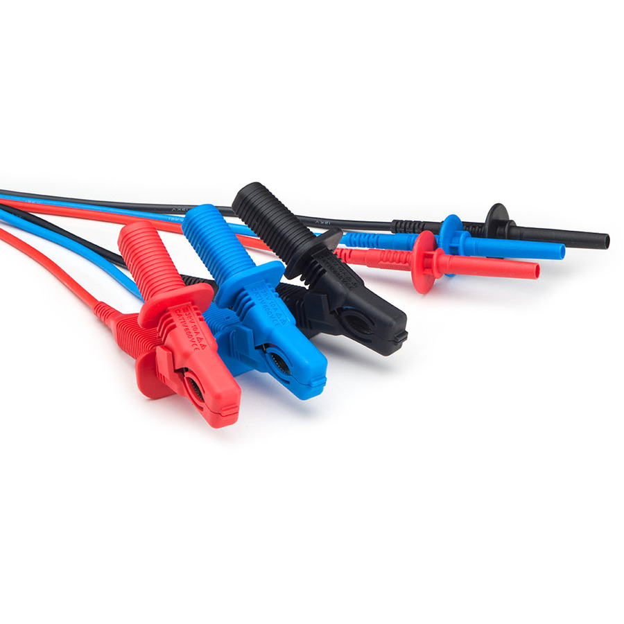TestEquity: Megger 1002-534 Test Lead Set x 3, Large Size, 10 kV