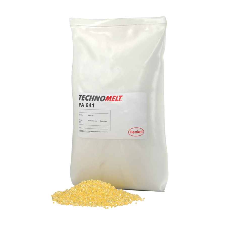 Technomelt 122243 Thermoplastic Polyamide, Low Viscosity, PA641, Amber, 44lb Bag