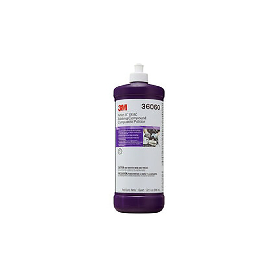 3M 7100210683 Perfect-It EX AC Rubbing Compound, 1 qt.