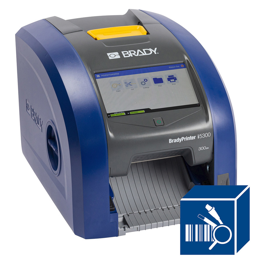 Brady 151290 i5300 Industrial Label Printer 300 dpi, WiFi, PWID Software Suite