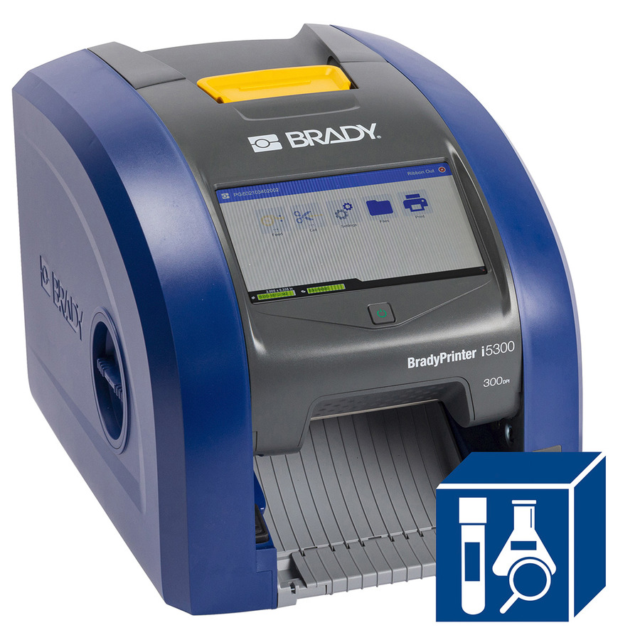 Brady 151291 i5300 Industrial Label Printer, 300 dpi, WiFi, BWS Lab ID Software Suite