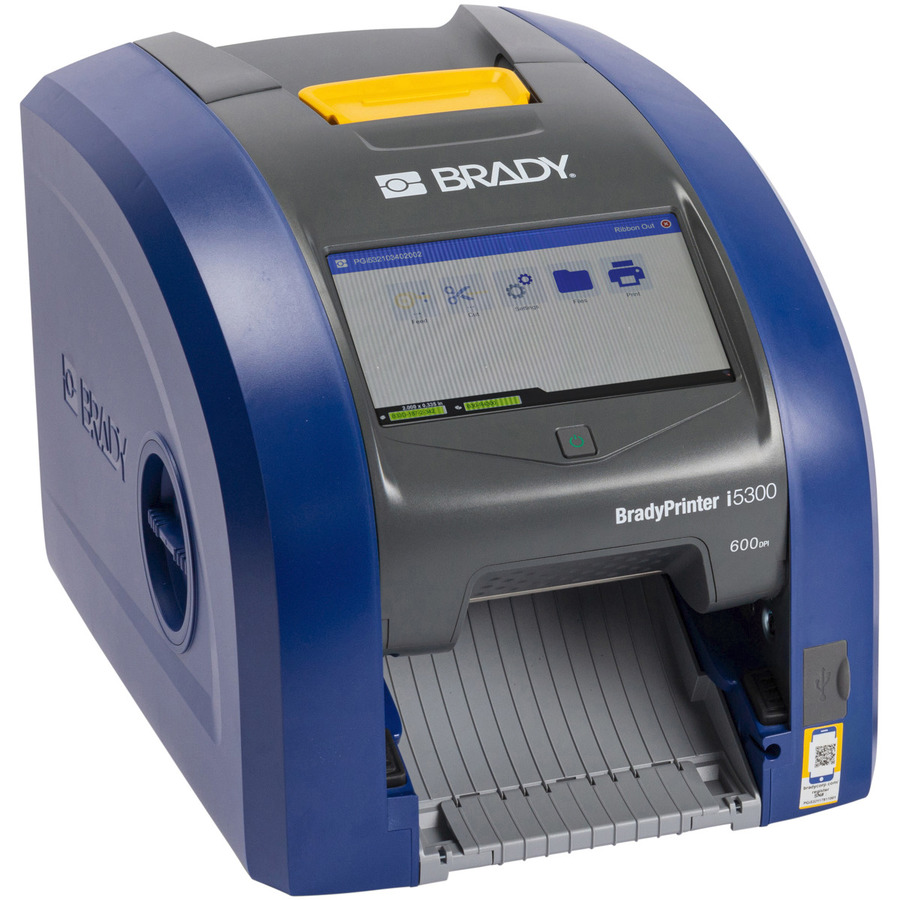 Brady 151294 i5300 Industrial Label Printer, 600 dpi, WiFi PWID Software Suite