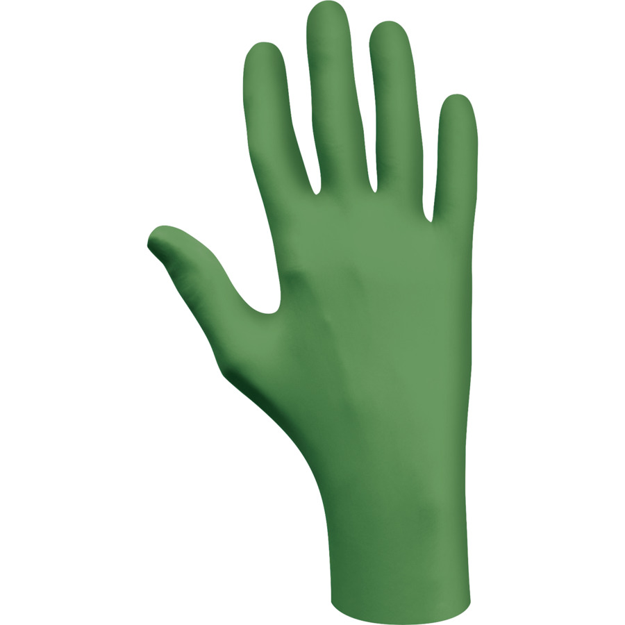 Showa 6110PFM Nitrile Gloves, 6110 PF, Biogradable, 4-mil