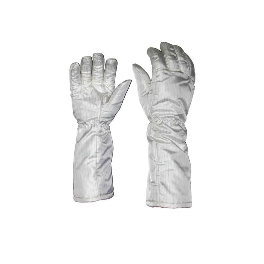 Transforming Technologies FG3902 Hot Gloves, Static Safe, 16", White, Medium