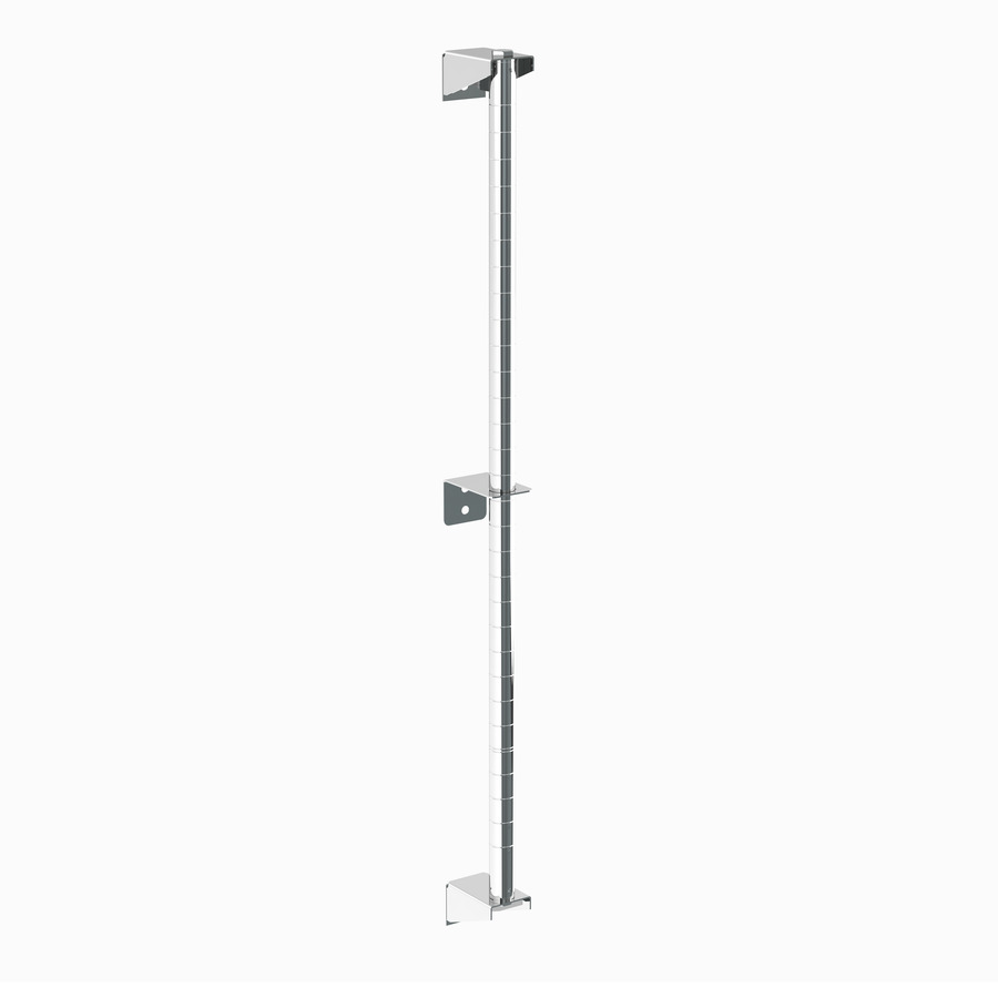 TestEquity: Metro 33PDF Super Erecta Wall Mount Post, Chrome, 33